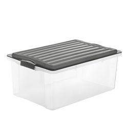 [79674] CONTENITORE Compact A3 38Lt con COPERCHIO NERO