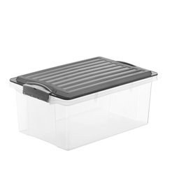[79673] CONTENITORE Compact A4 19Lt con COPERCHIO NERO