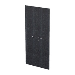 [74418] COPPIA ANTE in MELAMIN. x Mob.ALTO NERO VENATO - EASY