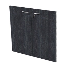 [74406] COPPIA ANTE in MELAMIN. x Mob.BASSO NERO VENATO - EASY