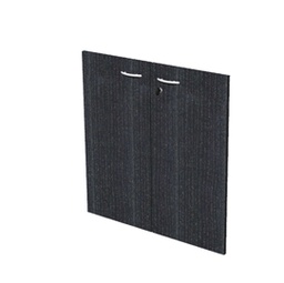 [74406] COPPIA ANTE in MELAMIN. x Mob.BASSO NERO VENATO - EASY