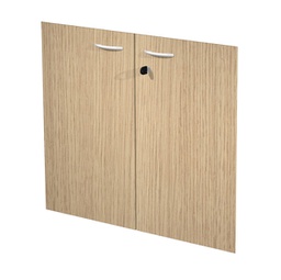 [89546] Coppia ante in melamin. x Mob.BASSO Rovere - EASY