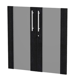 [74323] COPPIA ANTE VETRO/MELAMIN. x Mob.BASSO NERO VEN. - PRESTIGE