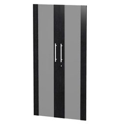 [74329] COPPIA ANTE VETRO/MELAMIN. x Mob.MEDIO-ALTO NERO VEN. - PRESTIGE