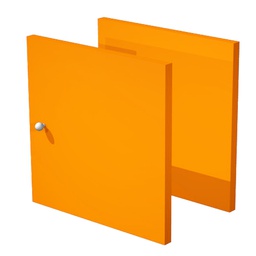 [74449] COPPIA ANTINE ARANCIO per LIBRERIA RAINBOW