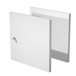 [74447] COPPIA ANTINE GRIGIO ALLUMINIO per LIBRERIA RAINBOW