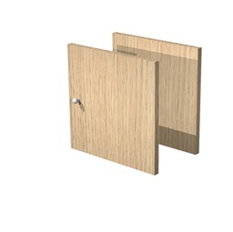 [82841] COPPIA ANTINE Rovere per LIBRERIA RAINBOW