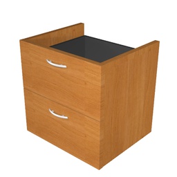[76855] COPPIA CASSETTI 36x29x35,5cm x libreria L40 NOCE CHIARO