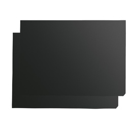 [57608] COPPIA DI INSERTI NERO SCRIVIBILE F.TO A1 PER CAVALLETTO A-FRAME A1 NOBO (delist