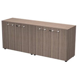 [97024] Coppia mobili bassi con ante ELEGANCE 180x45,3x75Hcm Noce Toscano