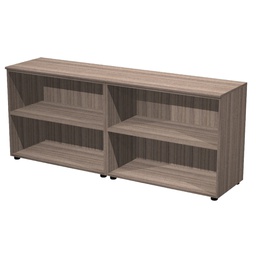 [97023] Coppia mobili bassi ELEGANCE 180x45,3x75Hcm Noce Toscano
