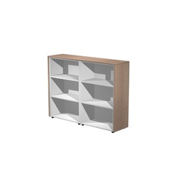 [74316] COPPIA MOBILI MEDI A GIORNO 162,8X43cm H119,8cm CILIEGIO AR.- PRESTIGE