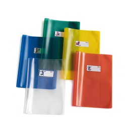 [96953] Coprimaxi Glass PP goffrato verde A4 c/alette Ri.Plast