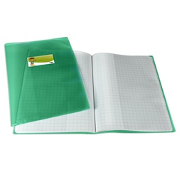 [68020] COPRIMAXI PPL LISCIO TRASPARENTE VERDE C/ALETTE E PORTAETICHETTA SEI ROTA