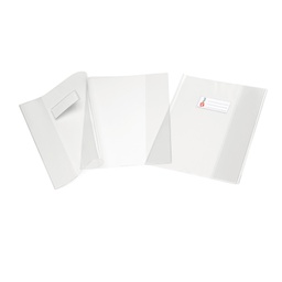 [56915] COPRIMAXI PVC 200MIC SUPERCRISTALLO NEUTRO S/ALETTE 21x30cm RIPLAST
