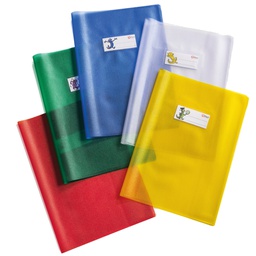[93799] Coprimaxi PVC goffrato trasparente Emysilk c/alette 21x30cm azzurro RiPlast