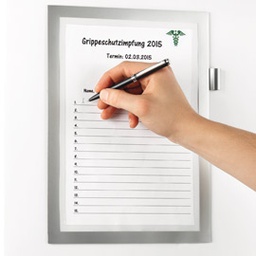 [77108] Cornice adesiva Duraframe® Note A4 21X29,7cm argento DURABLE