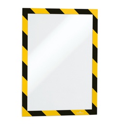 [71797] Cornice adesiva Duraframe® Security A4 21x29,7cm giallo-nero DURABLE