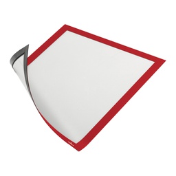 [86909] Cornice Duraframe® Magnetic A4 21x29,7cm rosso Durable