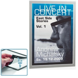 [57341] Cornice espositiva adesiva Duraframe® A4 21X29,7cm silver DURABLE