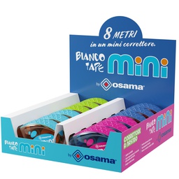 [85920] Correttore a nastro 5mmx8mt Bianco Tape Mini Osama