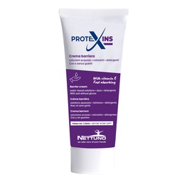 [57512] Crema mani protettiva Protexins Plus per sostanze acquose tubo 100ml Nettuno