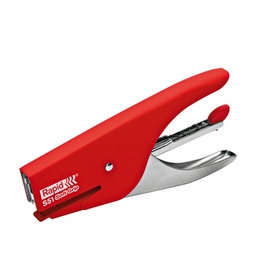 [53151] Cucitrice a pinza RAPID S51 SOFT GRIP rosso