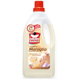 [78340] DETERSIVO LIQUIDO OMINO BIANCO MARSIGLIA 1LT A MANO E LAVATRICE