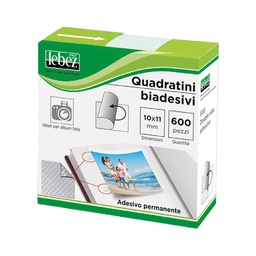 [51387] DISPENSER 600 QUADRATINI BIADESIVI PER FOTO ART.630