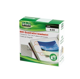 [51387] DISPENSER 600 QUADRATINI BIADESIVI PER FOTO ART.630