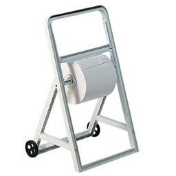 [61085] DISPENSER CAVALLETTO C/RUOTE PER BOBINE DI CARTA MAR PLAST