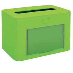 [89475] Dispenser personalizzabile verde lime per Tovaglioli interfogliati Papernet