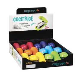 [87358] Display 18 cucitrici in ABS colori assortiti RiPlast