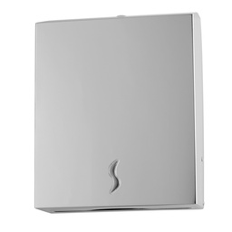 [67494] DISTRIBUTORE ASCIUGAMANI PIEGATI 400F IN ACCIAIO INOX