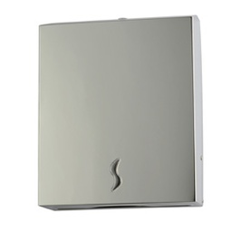 [67494] DISTRIBUTORE ASCIUGAMANI PIEGATI 400F IN ACCIAIO INOX