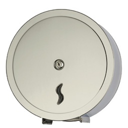 [67496] DISTRIBUTORE CARTA IGIENICA IN ROTOLI MAXIJUMBO 400m IN ACCIAIO INOX