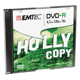 [EMTVR471016SL] DVD-R EMTEC 4,7GB 16X SLIM CASE (kit 10pz