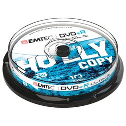 [EMTPR471016CB] DVD+R EMTEC4,7GB 16X SPINDLE (kit 10pz
