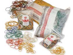 [34164] ELASTICO GOMMA BARATTOLO 100GR MISURE ASSORTITE