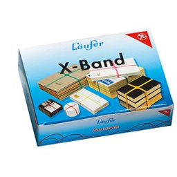 [47370] ELASTICO X-BAND D100 (150X11MM SCATOLA 100GR COLORI ASS.