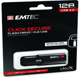 [EMTD128GB123] Emtec Memoria B120 Clicksecure 128GB