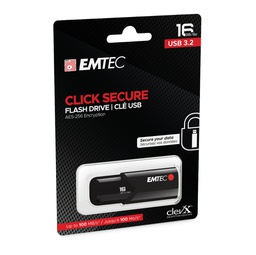 [EMTD16GB123] Emtec Memoria B120 Clicksecure 16GB