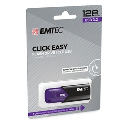 [EMTD128GB113] Emtec Memoria USB B110 USB3.2 Clickeasy 128GB viola
