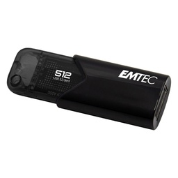 [EMTD512GB113] Emtec Memoria USB B110 USB3.2 Clickeasy 512GB nera
