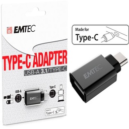 [EMTDAPT600C] Emtec USB3.1 to Type-C 3.1 Adapter T600-1 porta USB-A 3.1