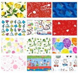 [88316] Espositore 50 rotoli carta regalo in fantasie assortite 2mt x 70cm Rex Sadoch