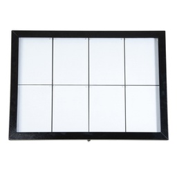 [91589] ESPOSITORE A LED 8xA4 PER ESTERNI Securit