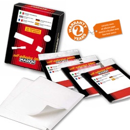 [78202] Etichetta adesiva bianca 34x10mm (10fogli x 40etichette Markin