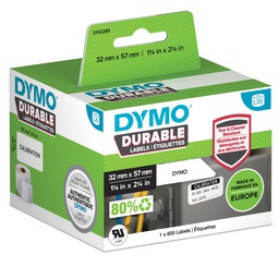 [80372] ETICHETTE DURABLE INDUSTRIAL DIM. 57X32MM 800X1 RT MULTIUSO