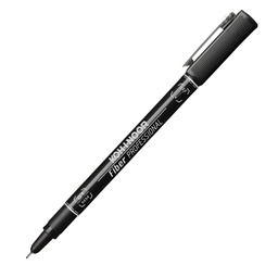[81083] FINELINER PROFESSIONAL FIBER NERO 0,1MM